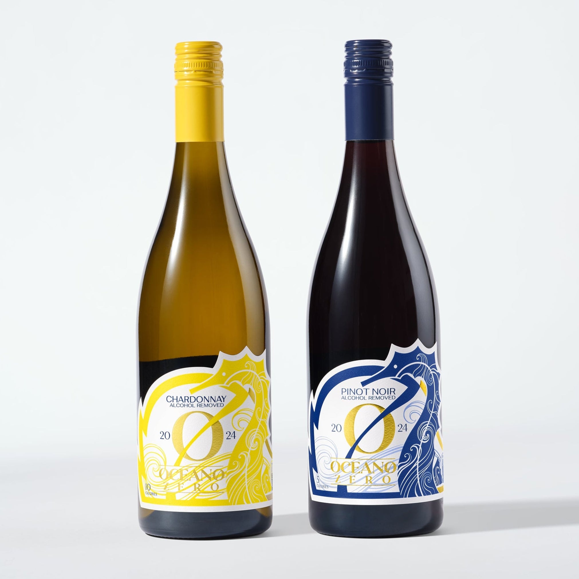 Oceano Zero Chardonnay and Pinot Noir Alcohol Removed