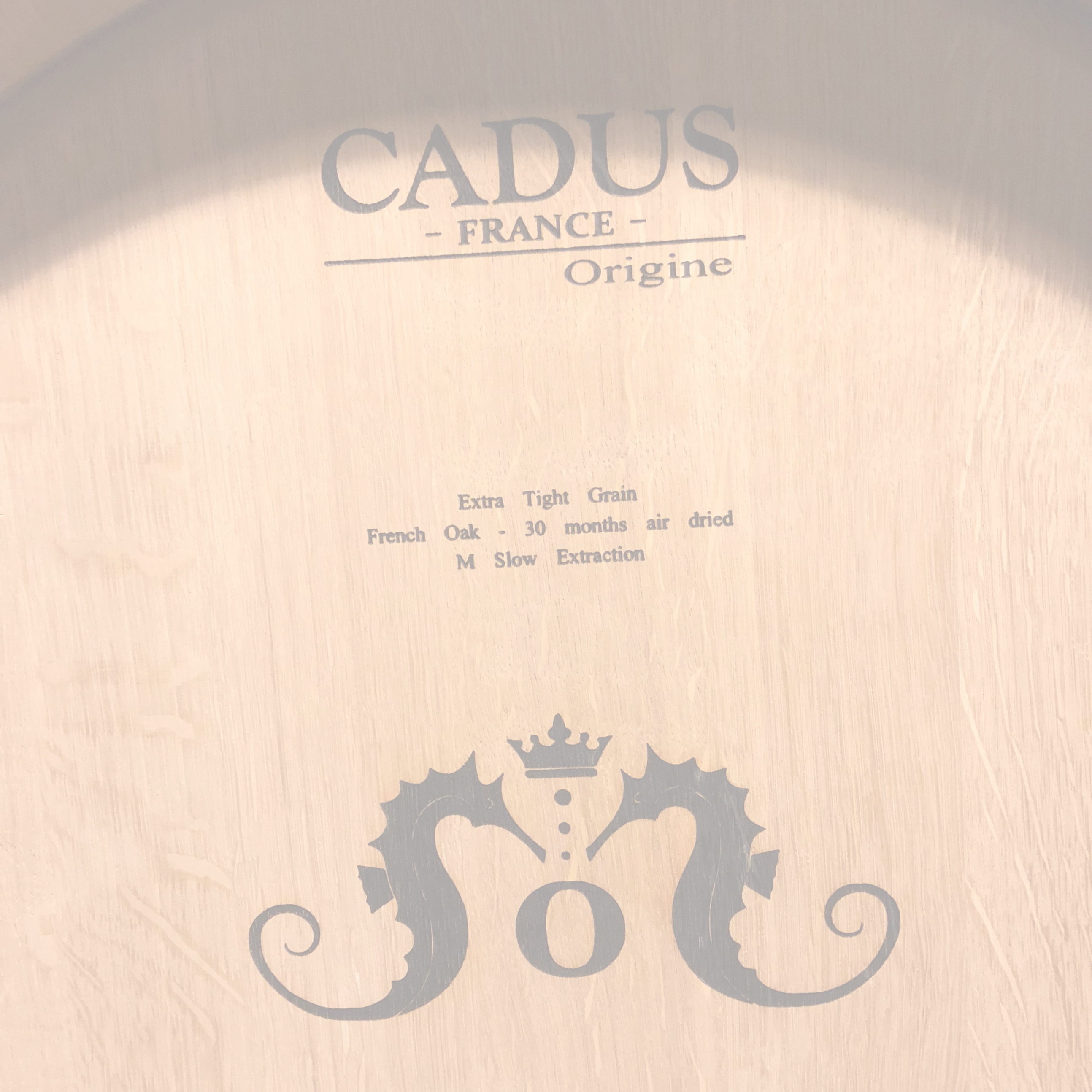 Oceano wine barrel print