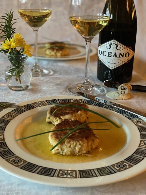 Dungeness Crab Cakes with Chardonnay Beurre Blanc Sauce