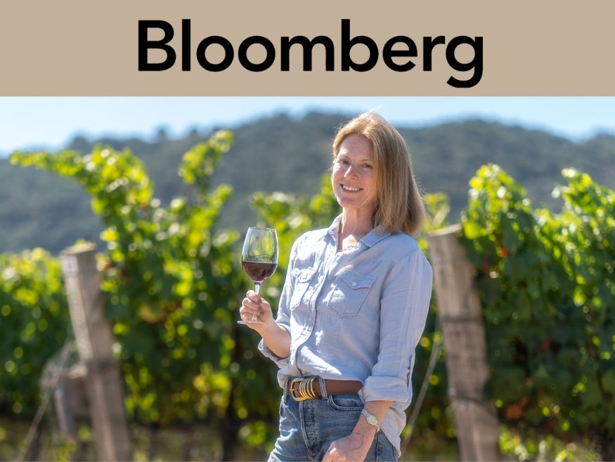 Bloomberg graphic with Rachel Martin from Oceano Wines